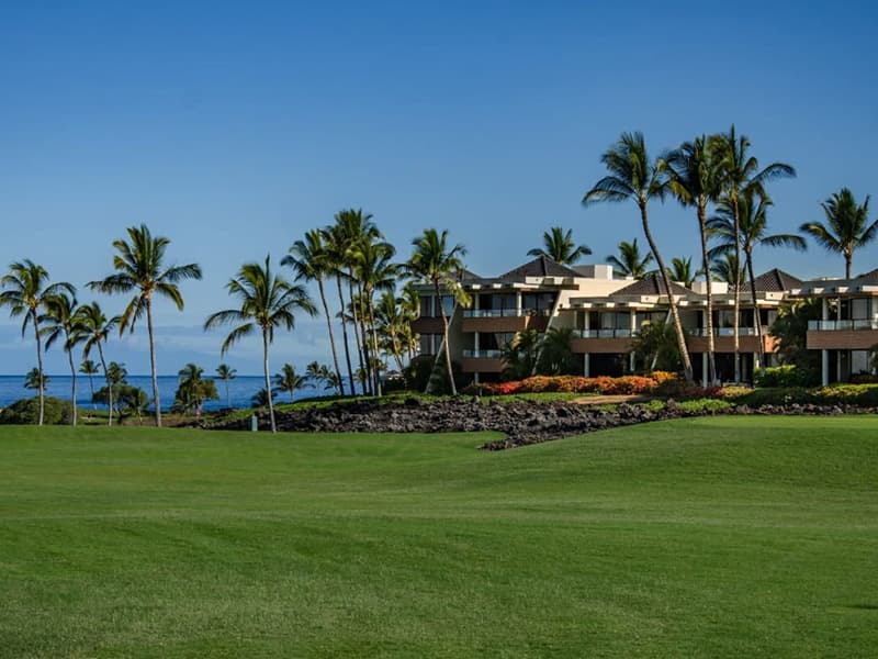 Mauna Lani Resort fairway homes along the Francis I‘i Brown South Course, Kohala Coast, Hawaii