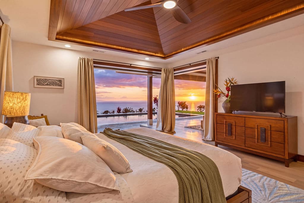 ocean view primary bedroom