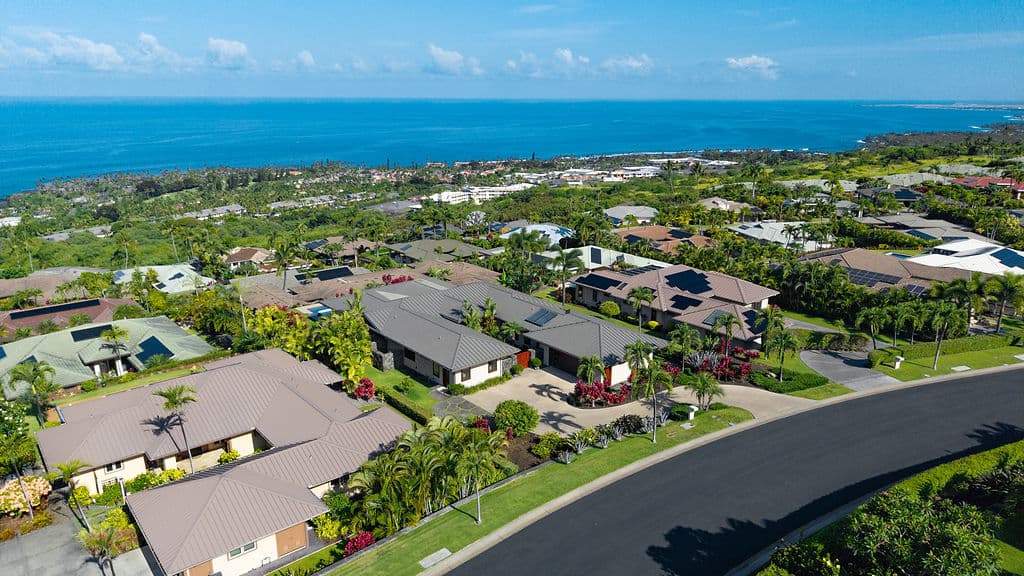 Drone shot of Bayview Estates