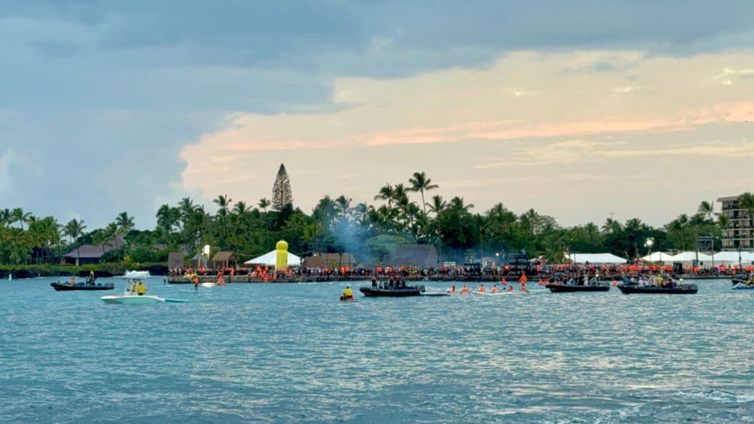 Ironman World Championship Start Kailua Pier
