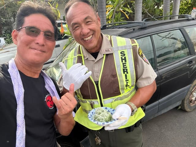 Sheriff and Bon Dance
