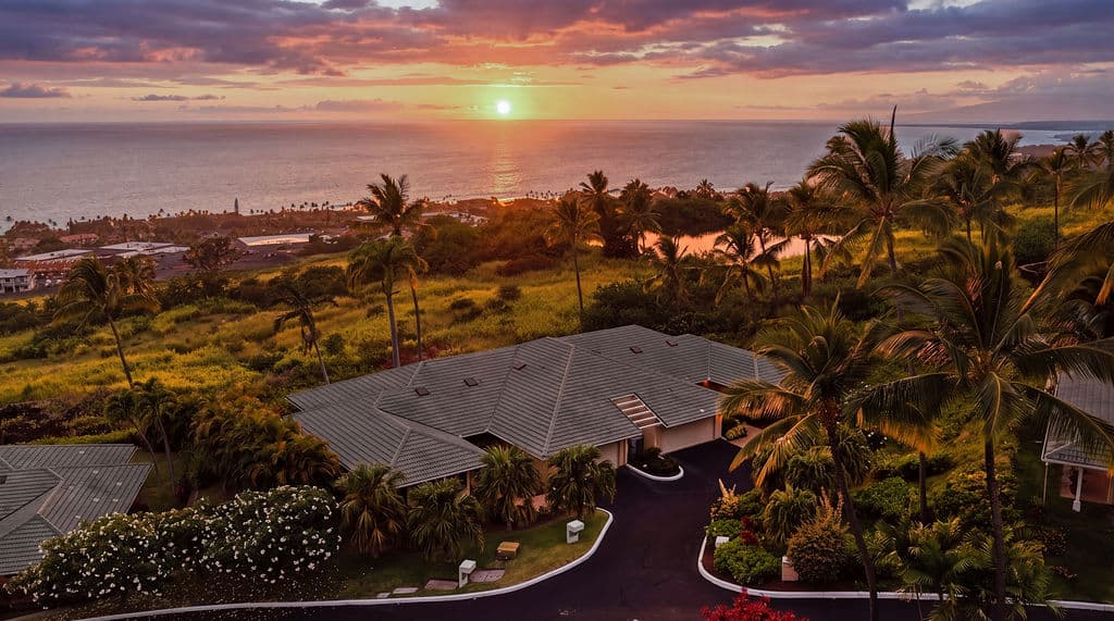 Keauhou Villa at Sunset