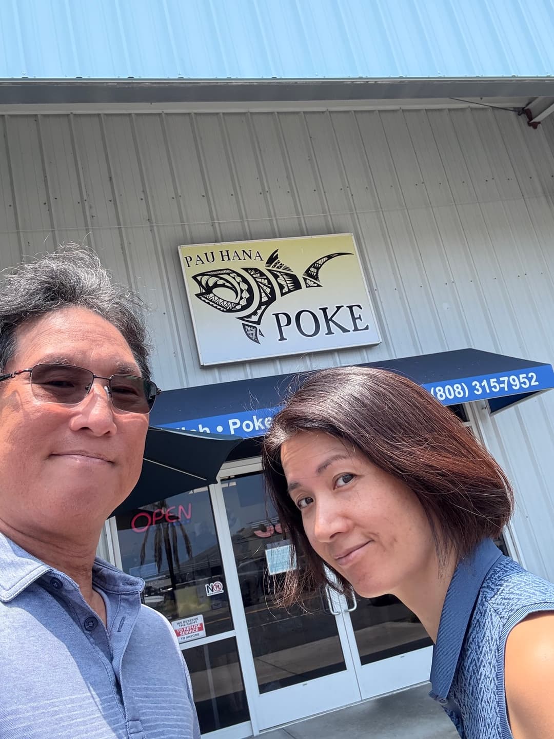 In front of Pau Hana Poke