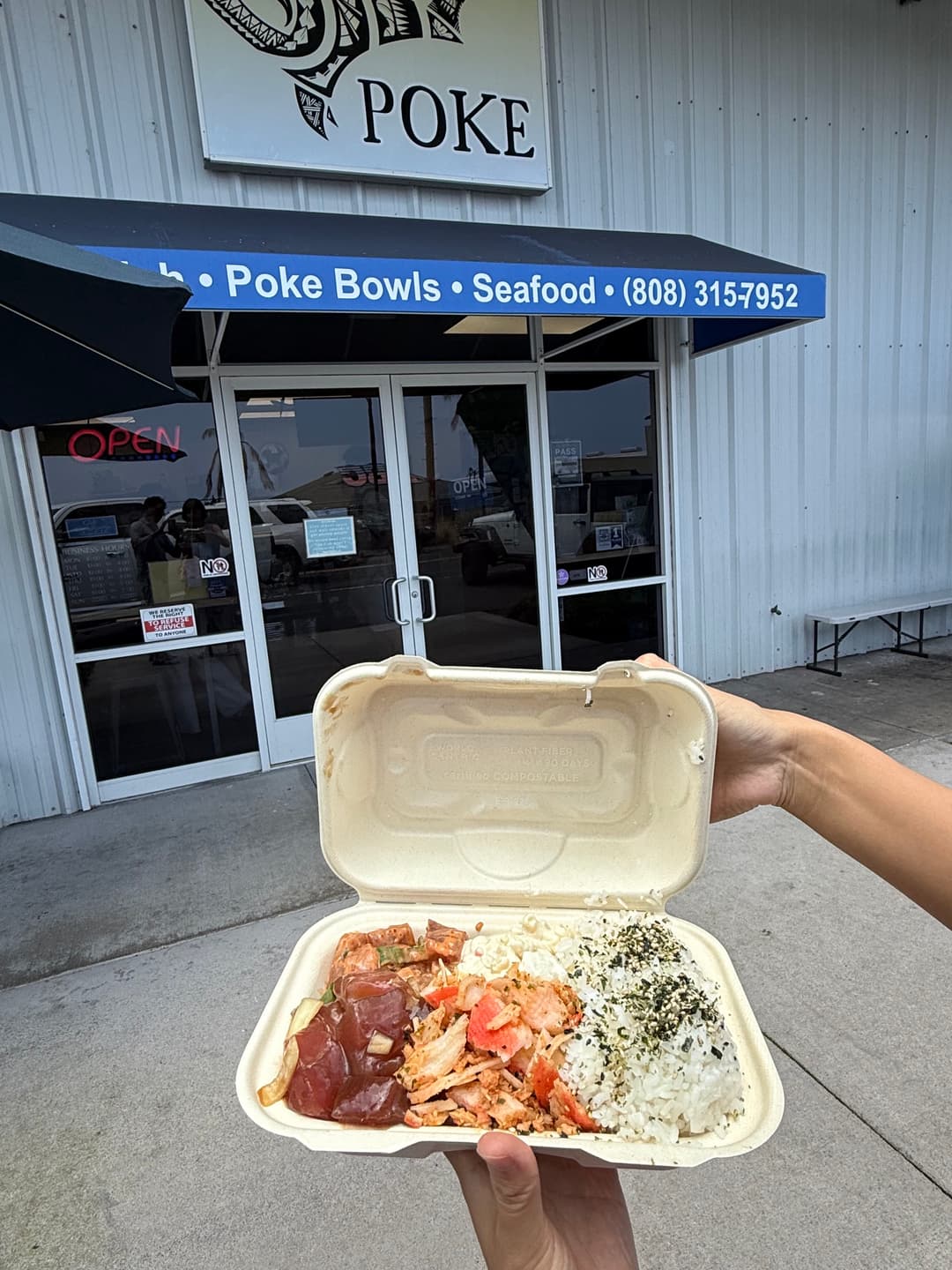 Poke bowl - Pau Hana Poke, Kona
