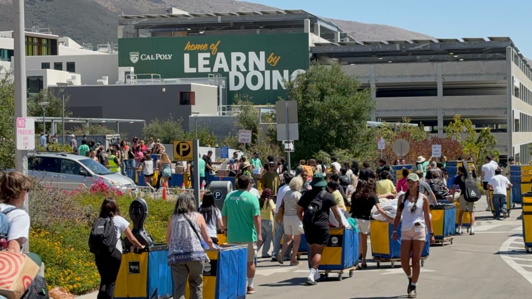 Cal Poly 2026 freshman move in day