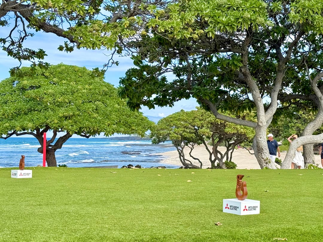 Hualalai Resort 18th hole tee box