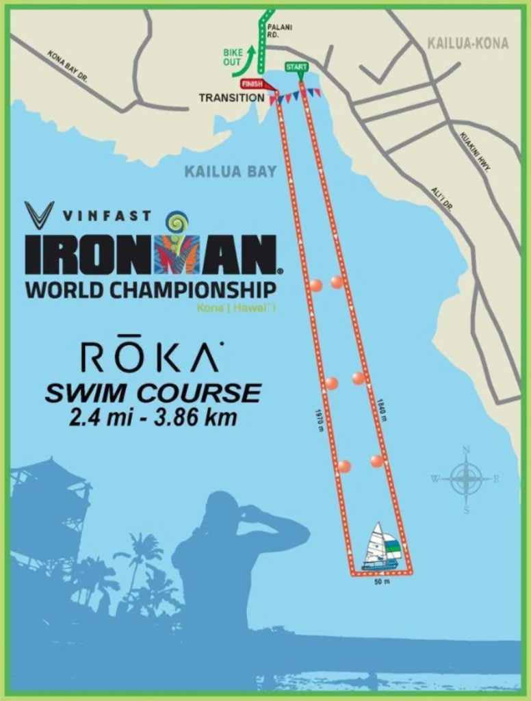 2024 Kona Ironman World Championship - Race maps